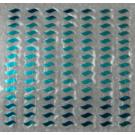 105 Buegelpailletten Welle 8 x 3 mm spiegel blau